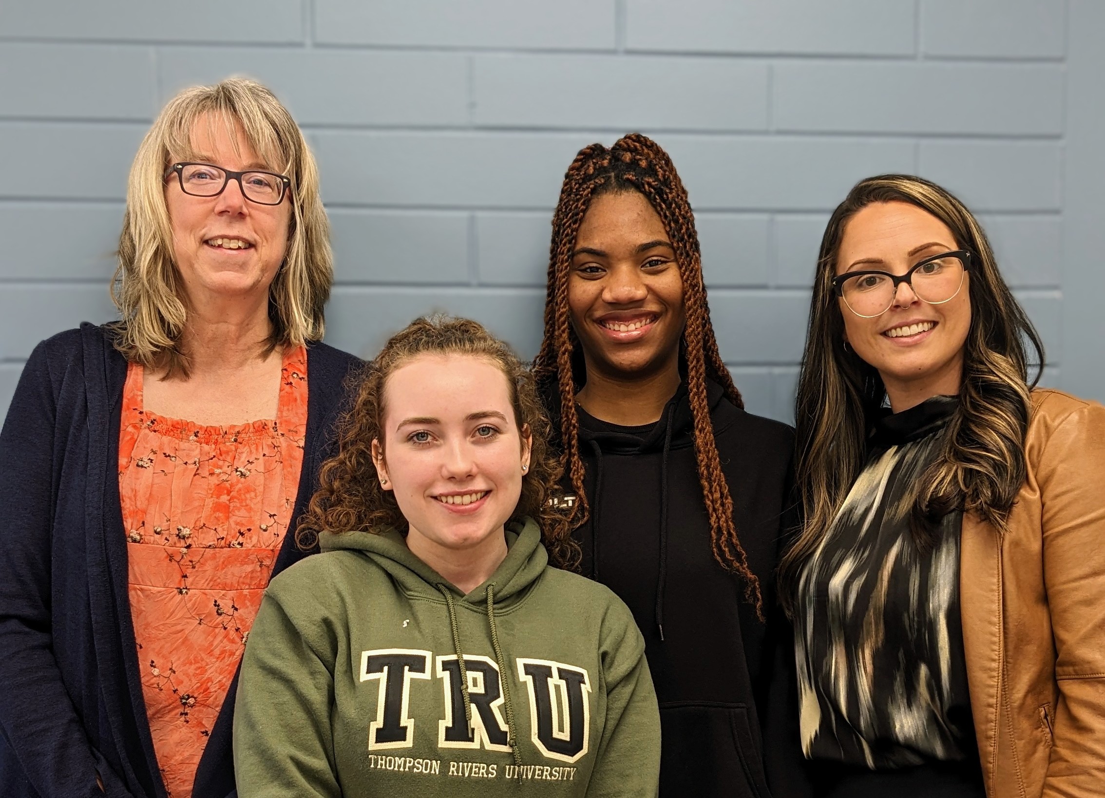 Pressbook PASSchem Content Creators (left to right: Sharon Brewer, Ashlynn Jensen, C. Esther Ojukwu, Lindsay Blackstock)